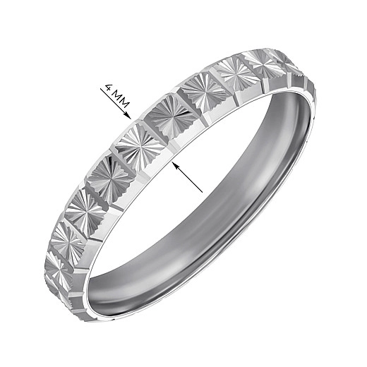 Auksinis vestuvinis žiedas su fasetu