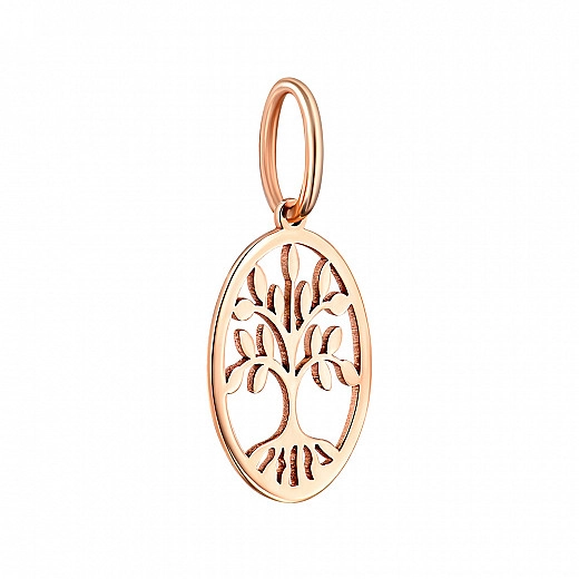 Raudonojo aukso pakabukas „Gyvybės medis“