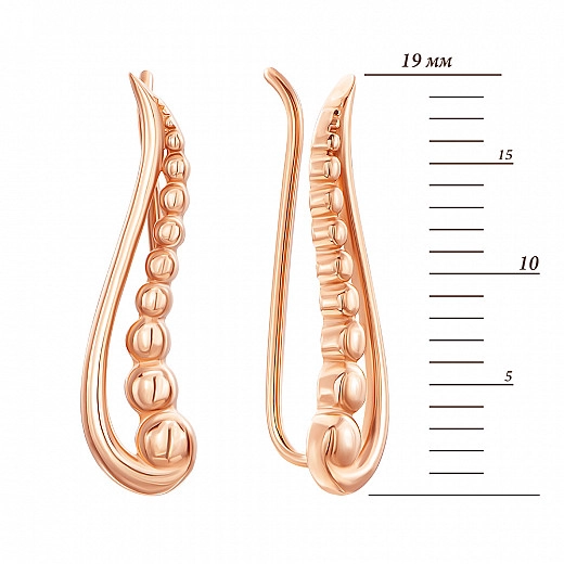 Auksiniai auskarai Vissimo