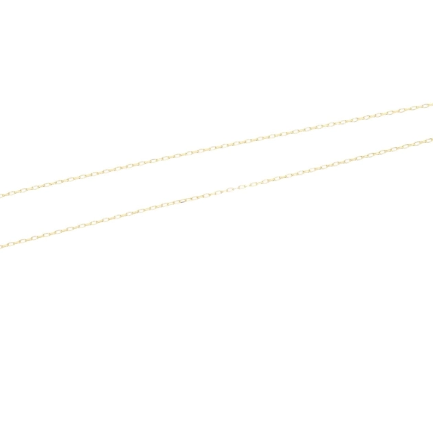 Vyriška pilnavidurė geltono aukso Marina pynimo grandinėlė 585