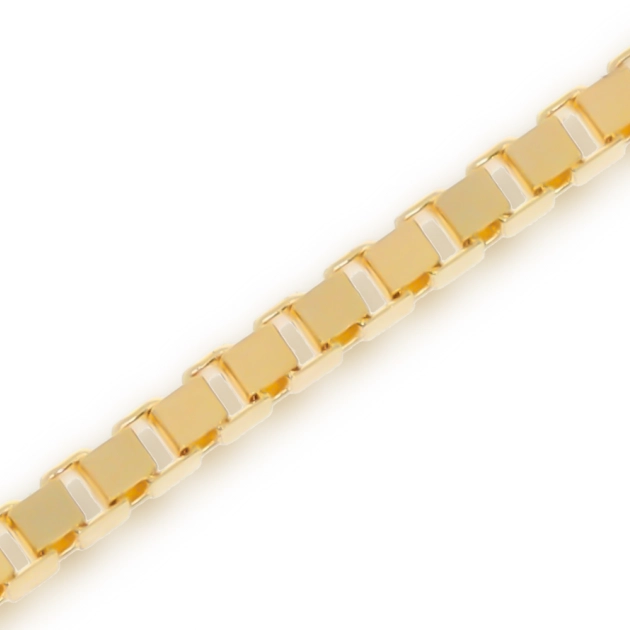 Elegantiška moteriška geltono aukso pilnavidurė Venetian grandinėlė 585