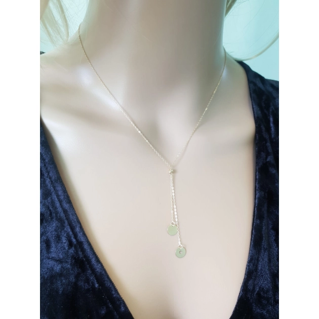 Moteriškas geltono aukso vėrinys su pakabukais 585