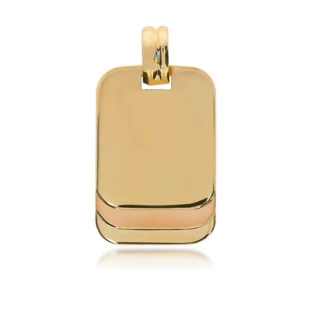 Universalus geltono ir rožinio aukso pakabukas „Blakstienėlė“ 585