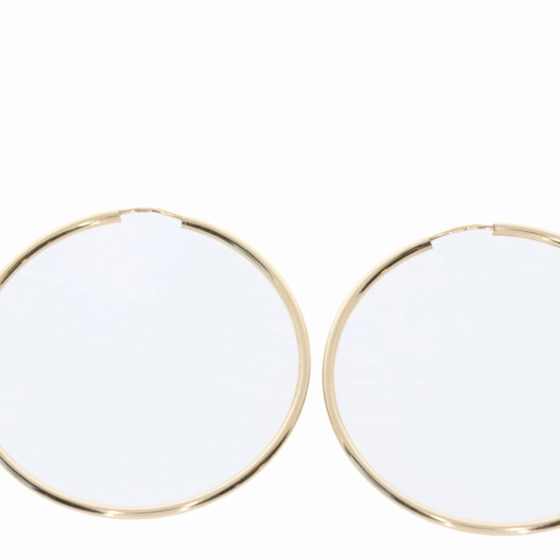 Elegantiški moteriški geltono aukso auskarai lankeliai 585