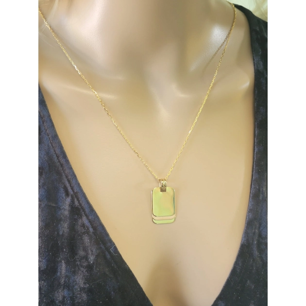 Universalus geltono ir rožinio aukso pakabukas „Blakstienėlė“ 585