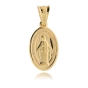 Religinis geltono aukso medalikėlis Švč. Mergelei Marijai 585