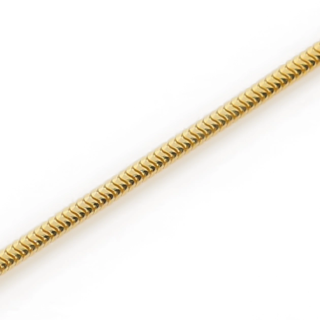 Elegantiška vyriška geltono aukso Snake pynimo apyrankė 585