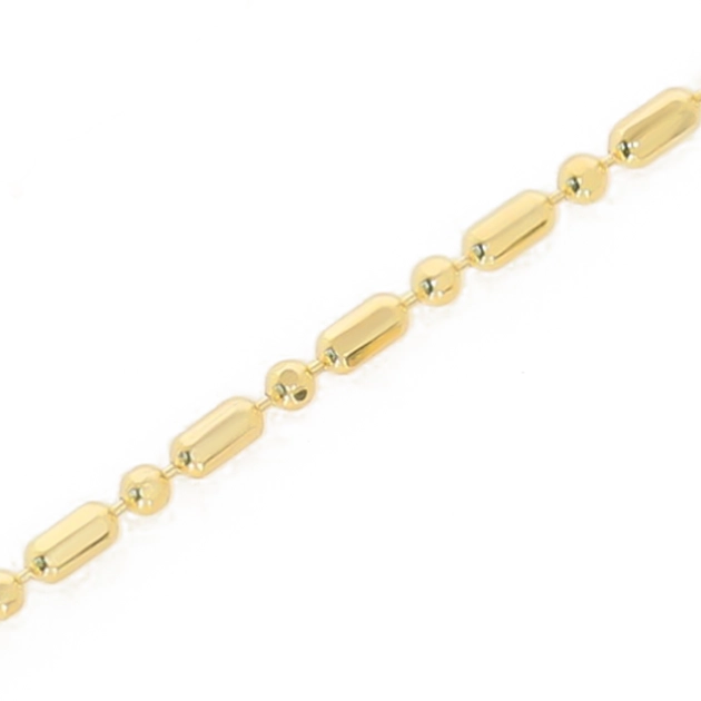 Elegantiška moteriška pilnavidurė geltono aukso grandinėlė 585