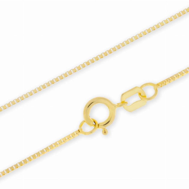 Elegantiška moteriška geltono aukso pilnavidurė Venetian grandinėlė 585