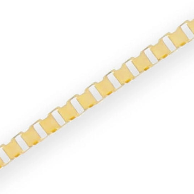 Elegantiška moteriška geltono aukso pilnavidurė Venetian grandinėlė 585