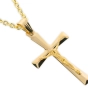 Universalus geltono aukso kryželis su Jėzaus atvaizdu 585
