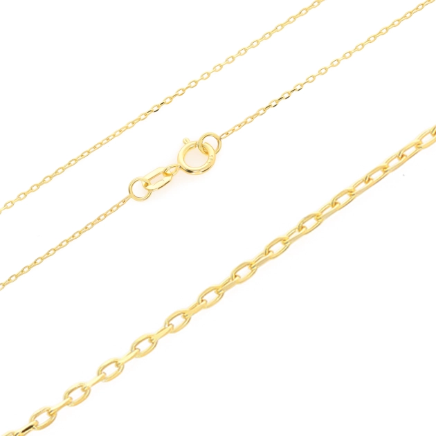 Elegantiška moteriška geltono aukso pilnavidurė Marina grandinėlė 585