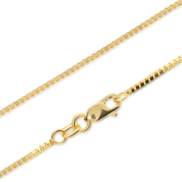 Elegantiška moteriška geltono aukso pilnavidurė Venetian grandinėlė 585