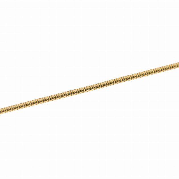 Elegantiška moteriška pilnavidurė geltono aukso Snake pynimo grandinėlė 585