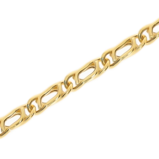 Vyriška tuščiavidurė geltono aukso grandinėlė Marina pynimo 585