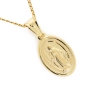 Religinis geltono aukso medalikėlis Švč. Mergelei Marijai 585
