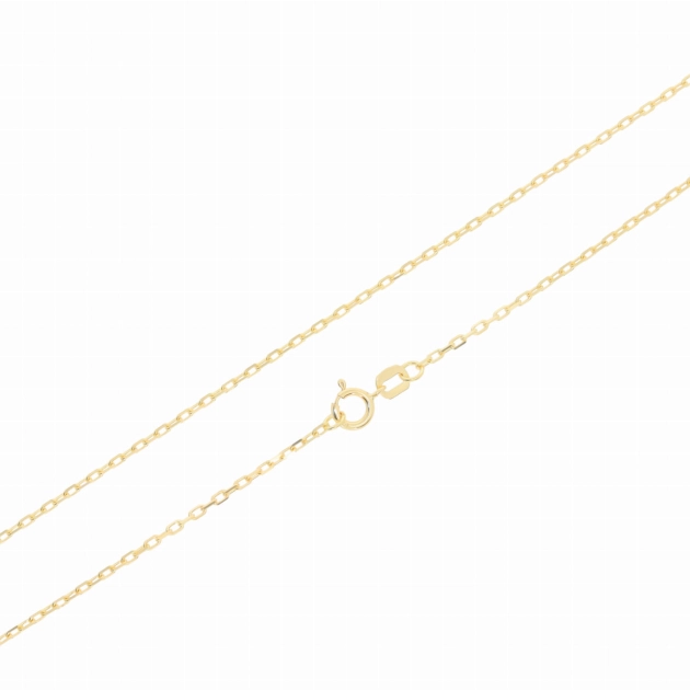 Vyriška pilnavidurė geltono aukso Marina pynimo grandinėlė 585