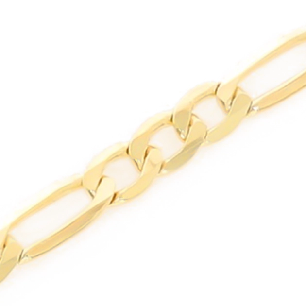 Elegantiška moteriška geltono aukso Figaro pynimo apyrankė 585