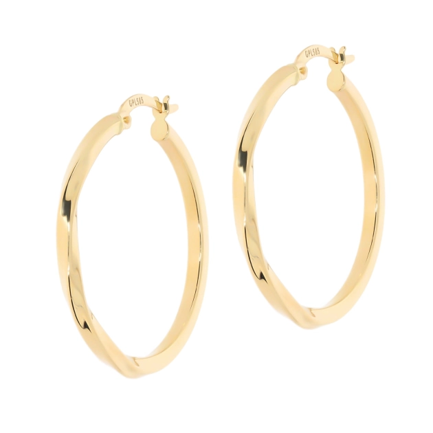 Elegantiški moteriški geltono aukso kolibrių auskarai 585