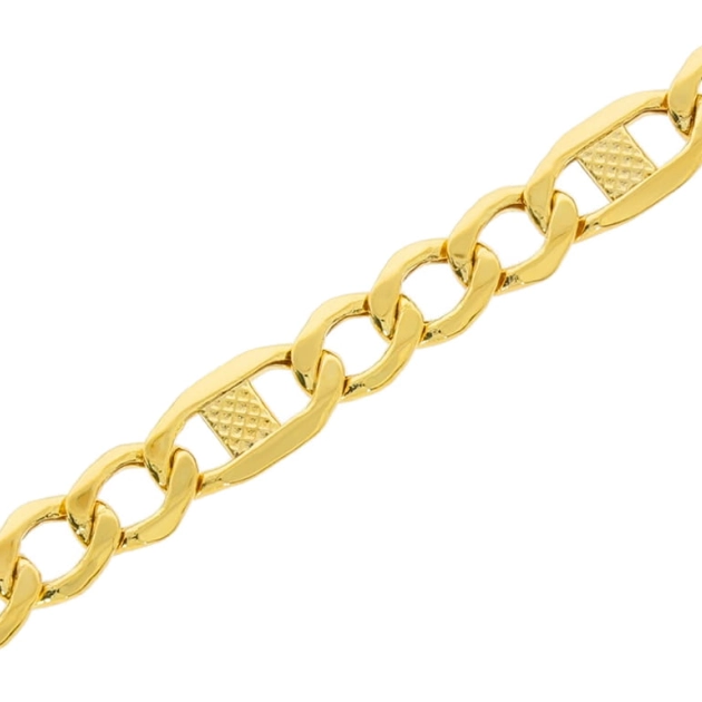 Elegantiška moteriška geltono aukso tuščiavidurė Marina grandinėlė 585